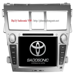 DVD Sadosonic V99 theo xe TOYOTA VIOS đời 2008 đến 2013 | Phân phối DVD Sadosonic V99